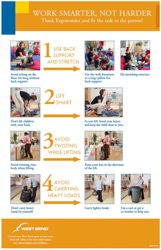 Work Smarter-Childcare Poster | Culture of Safety